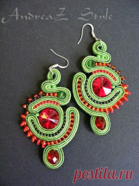 Andrea.Z Style: Cercei soutache S0041
