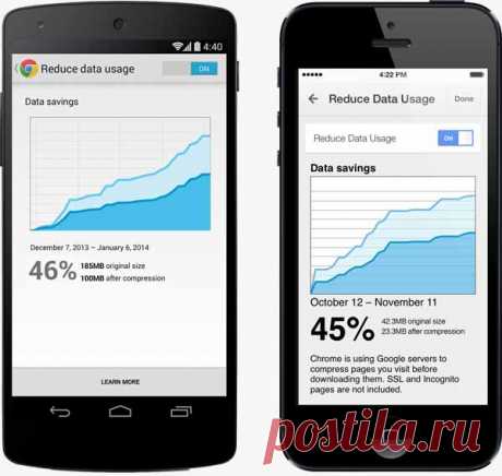 Как экономить мобильный трафик в Google Chrome на Android