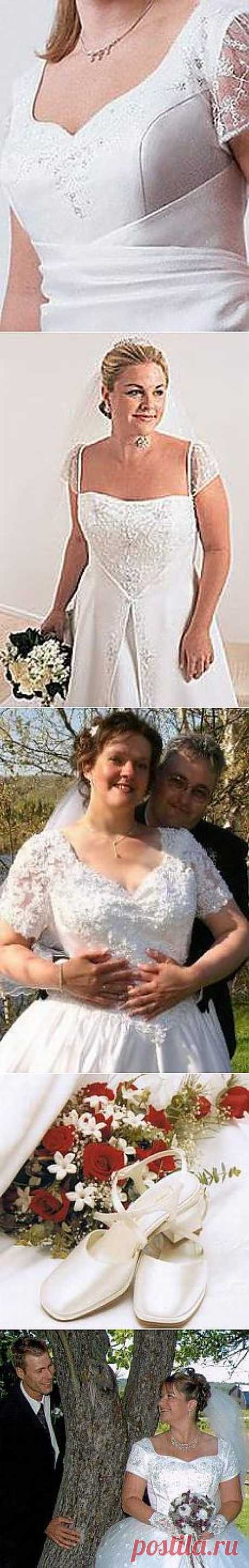 Свадебные платья для полных.