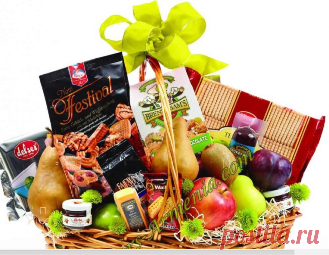 24/7 Доставка цветов в Армению! Доставка цветы в Ереван круглосуточно | Fruit & Chocolate Basket, заказать цветы доставкой купить Армения, L-50