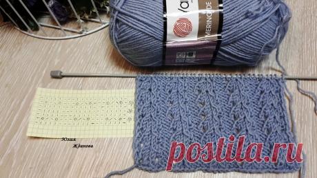 Как с помощью одного ажурного рисунка, связать несколько разных вариантов полотна! Подробный мастер класс и схемы для вязания! | Юлия Жданова | Яндекс Дзен