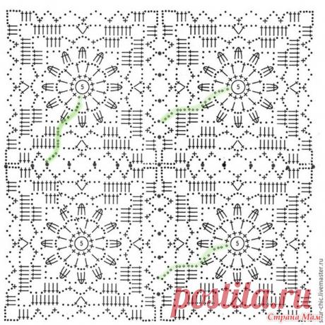 Ажурный белый кардиган. Безотрывное вязание мотивов - Все в ажуре... (вязание крючком) - Страна Мам