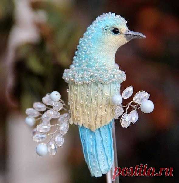 Волшебные брошки в виде птиц: идеи — Сделай сам, идеи для творчества - DIY Ideas