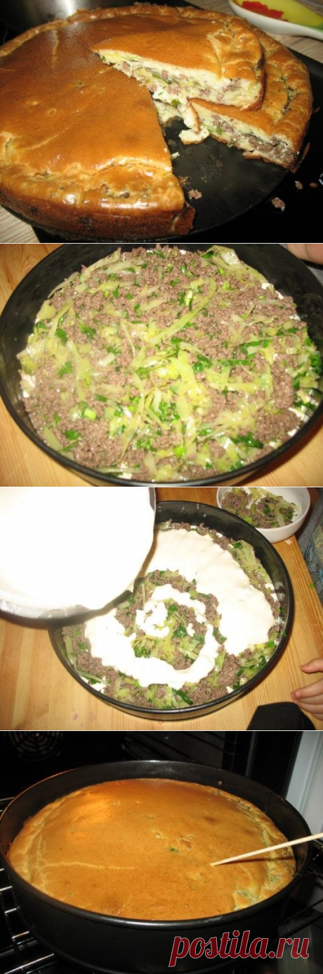 Супер нежный пирог с капустой и мясом - Простые рецепты Овкусе.ру