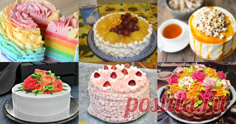 Торт с белковым кремом - 11 рецептов приготовления.
 Торты на любой вкус