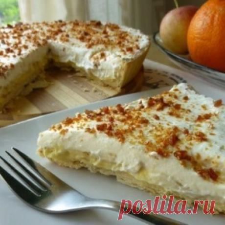 Легкий рецепт вкуснейшего бананового пирога - МирТесен