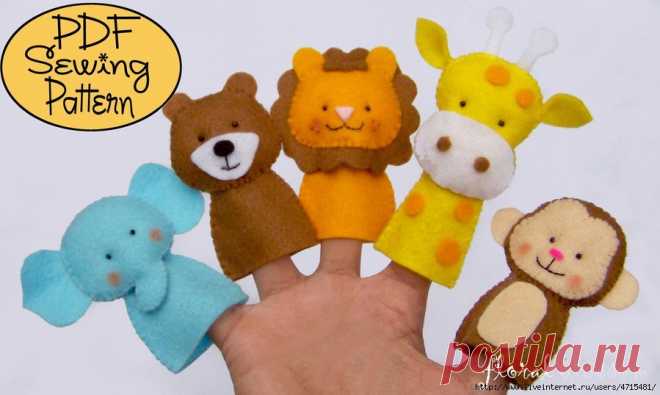 Пальчиковые куклы из фетра