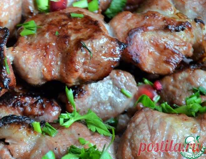 Шашлык в горчично-гранатовом маринаде – кулинарный рецепт