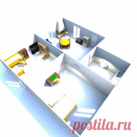 Программа для планировки квартиры Sweet Home 3D. Простая, но функциональная бесплатная программа.