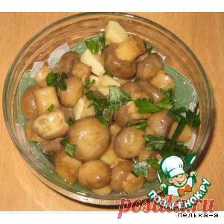 Маринованные шампиньоны - кулинарный рецепт