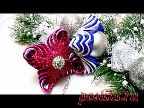 DIY CHRISTMAS DECORATIONS - Christmas ornaments glitter foam -  Amazing DIY crafts for Christmas