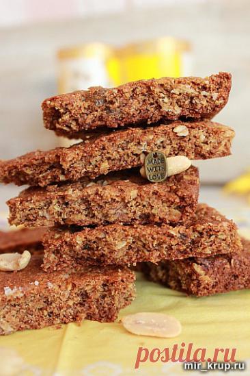 Квадратики из арахисового масла