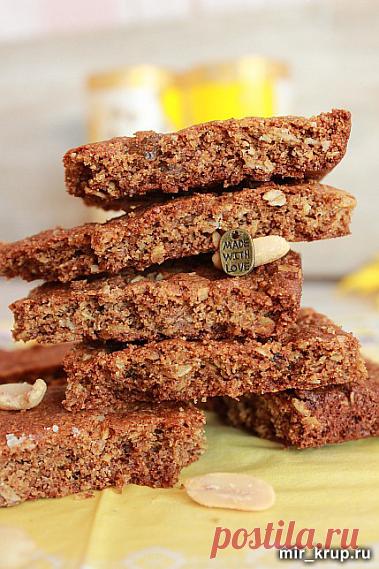 Квадратики из арахисового масла