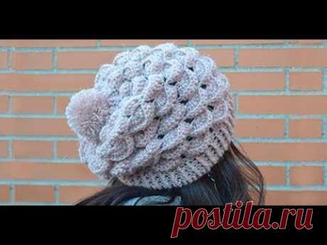 CÓMO TEJER UN GORRO "LISBOA" - CROCHET FÁCIL Y RÁPIDO - YO TEJO CON LAURA CEPEDA