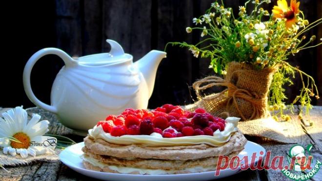 Даккуаз с малиной Кулинарный рецепт