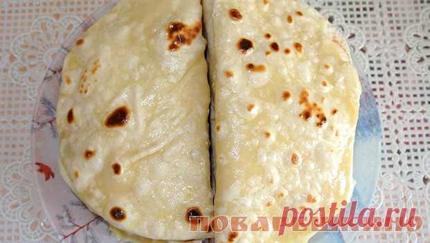 Кыстыбый с картофелем по-татарски