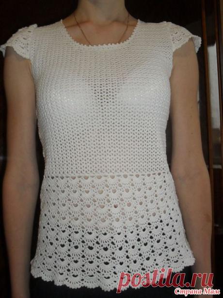 Кофточка с рукавчиками-крылышками | Handmade24