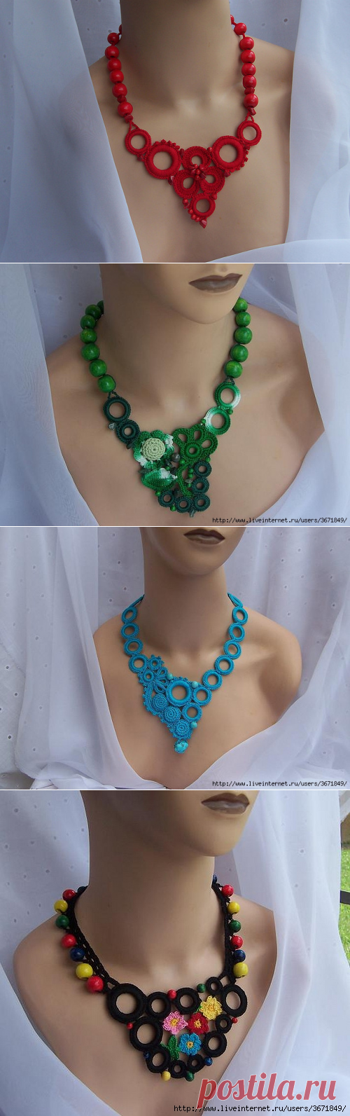ВЯЗАНАЯ БИЖУТЕРИЯ - вторая десятка
