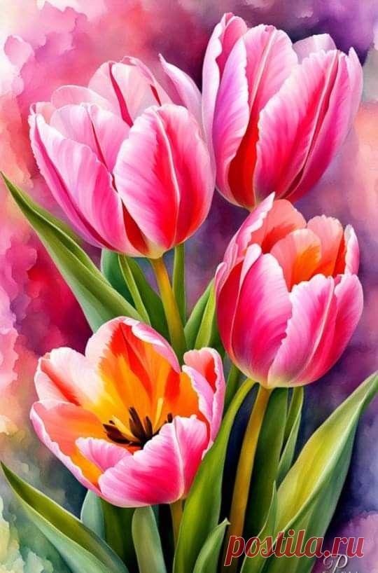 Пин на доске яТЮЛЬПАНЫ