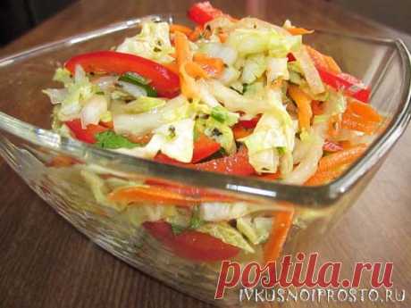 Салат из китайской капусты -рецепт с фото | И вкусно и просто