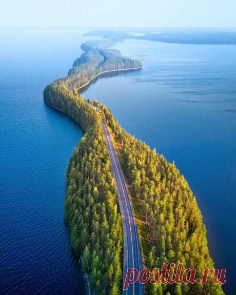 🔥 Nature's Bridge, Финляндия: Природа чертовски освещена
