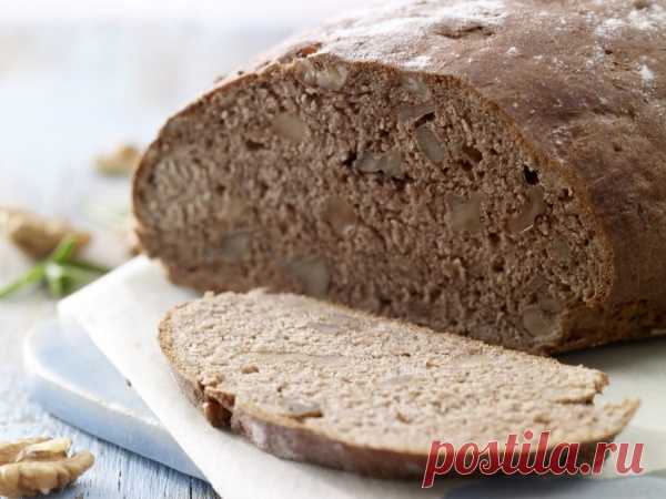 Хлеб с грецкими орехами и розмарином