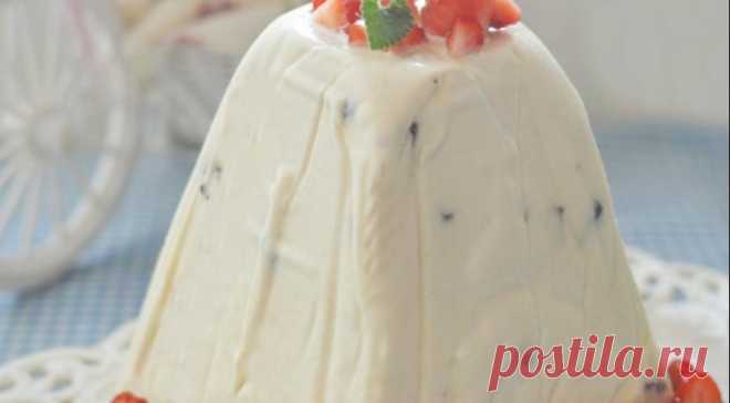 Творожная Пасха ванильная, пошаговый рецепт с фото