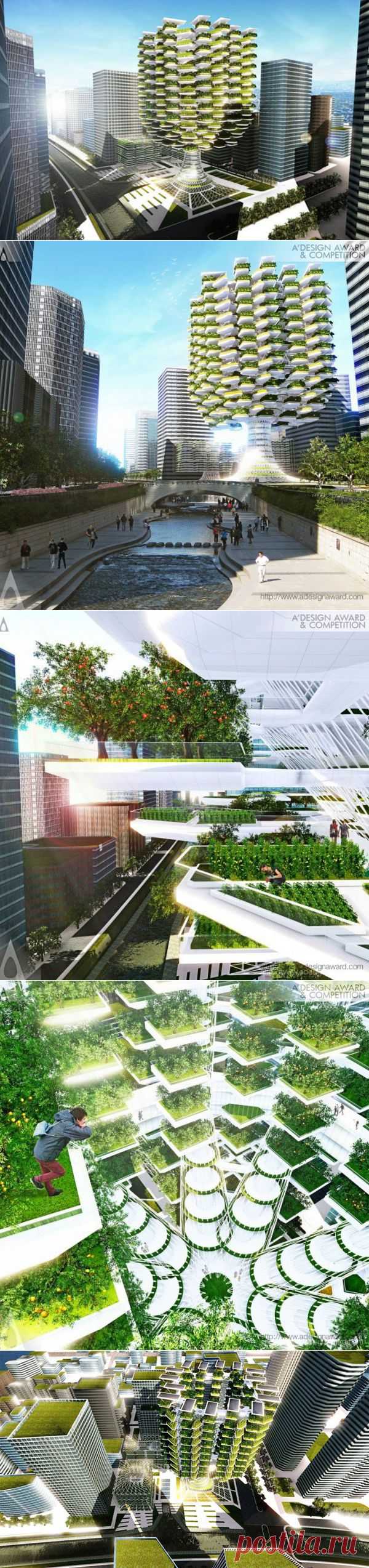 Dubbed Urban Skyfarm: реальная жизнь искусственного дерева