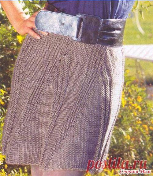 Юбочка укороченными рядами..