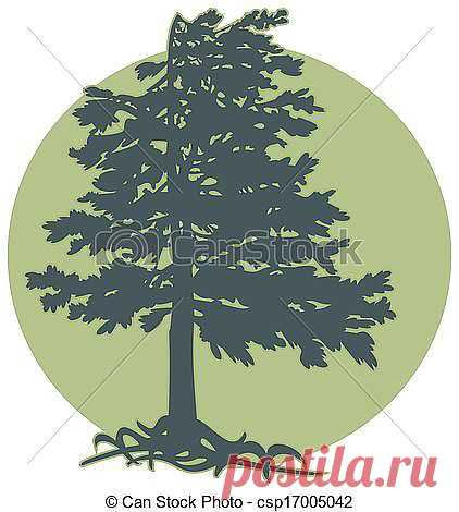 Векторные EPS Gimalayskiy, cedar - 2-D, objects, CorelDRAW, vector,... csp17005042 - Поиск клипартов, иллюстраций, рисунков и векторных графических изображений клипартов