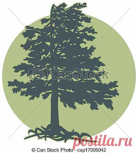 Векторные EPS Gimalayskiy, cedar - 2-D, objects, CorelDRAW, vector,... csp17005042 - Поиск клипартов, иллюстраций, рисунков и векторных графических изображений клипартов
