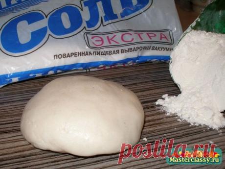 Панно из соленого теста Красная рябина. Мастер класс