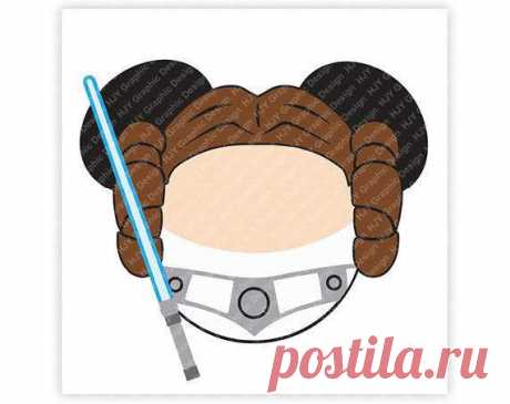 Disney Star Wars Princess Leia Mickey Minnie Mouse | Etsy