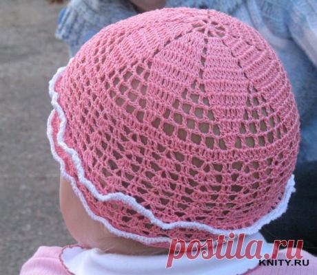 Схема шапочки летней крючком