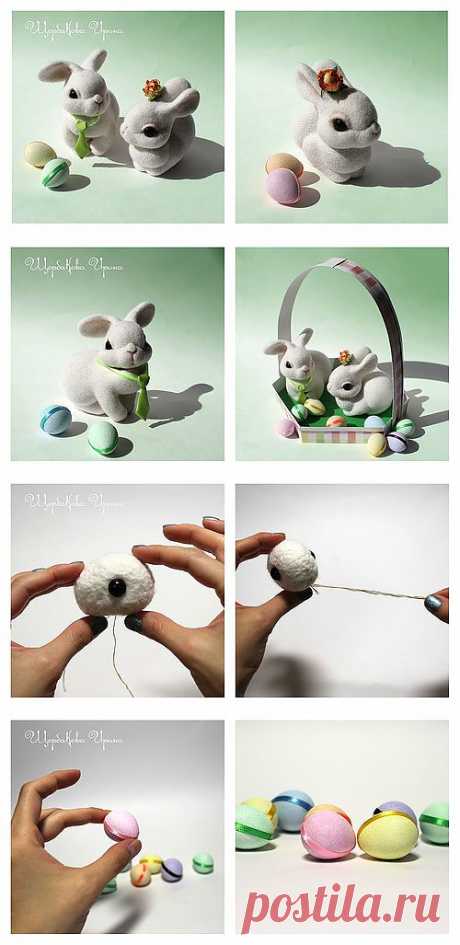 Солнечные пасхальные кролики.