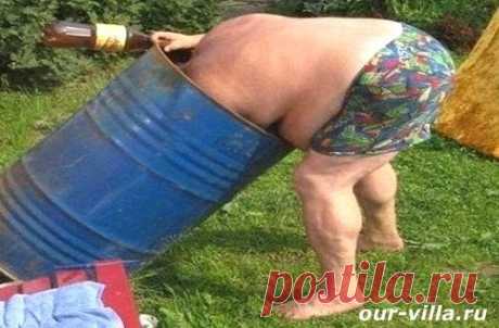 Раскрасить бочку на даче фото. Наша любимая дача