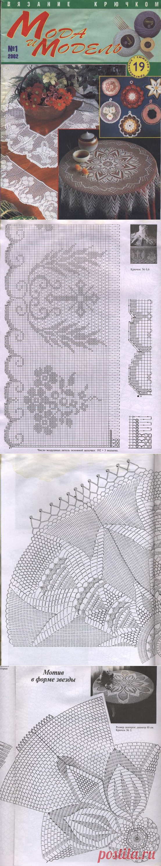 Мода и модель. Вязание крючком. №1/ 2002