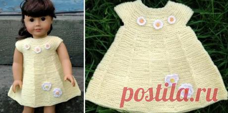 Вязание спицами для кукол со схемами и описанием