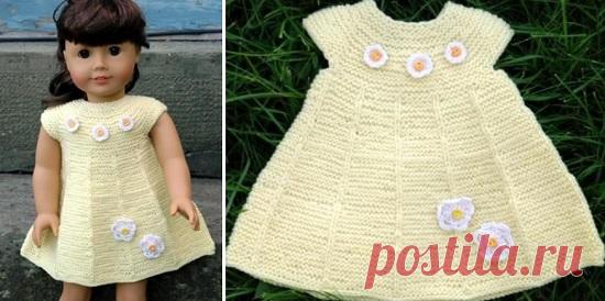 Вязание спицами для кукол со схемами и описанием