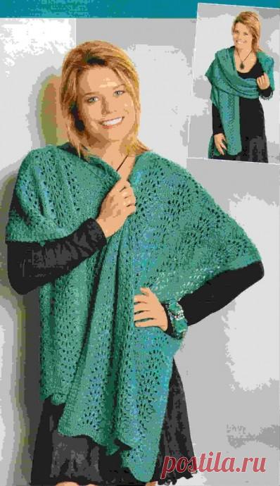 Ажурный палантин