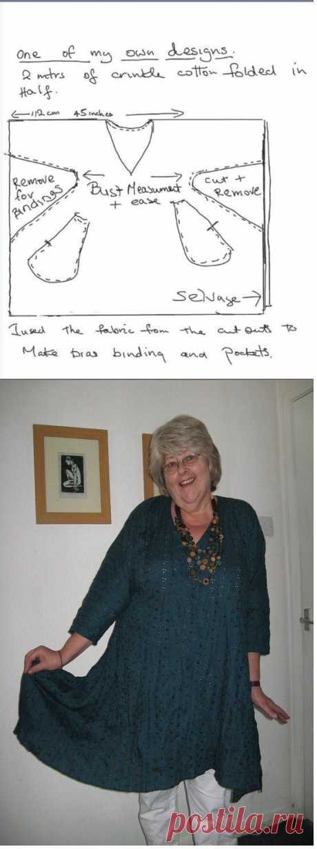 Lagenlook Sewing Patterns | Such a simple pattern with lots of possibilities. No pockets on the ...:
