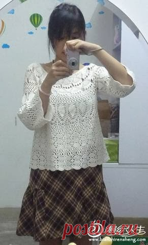 CARAMELO DE CROCHET: blusa