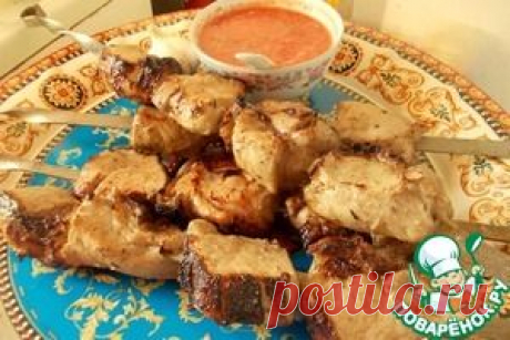 Шашлык в виноградном соке - кулинарный рецепт