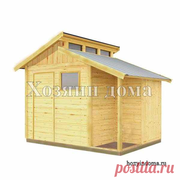 Компактный двухсекционный хозблок с дровником 3х2 метра #хозблок #дровник