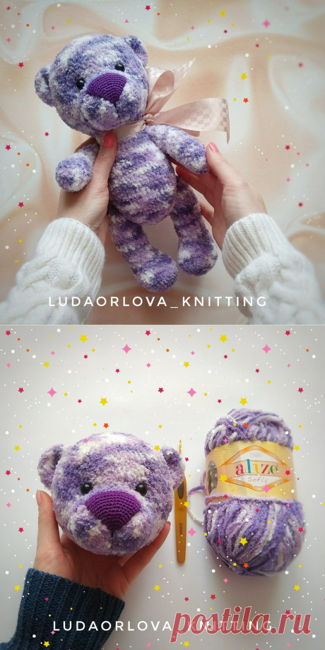 Мишка амигуруми: схема игрушки крючком | AmiguRoom