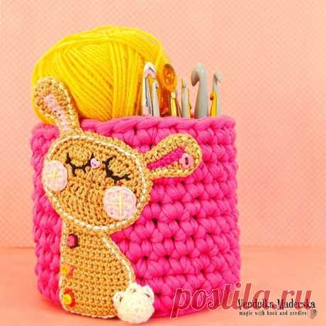 vendulkamcrochet's photo on SnapWidget Playing with a new yarn 😊 and preparing for Spring. I knooow,I have to wait a little bit, but ... 😉 I used #bunny #crochetapplique I designed last year. I love this little dreaming 🐰 #vendulkam #crocheting #crochetbunny #crochetbasket #crochetaddict