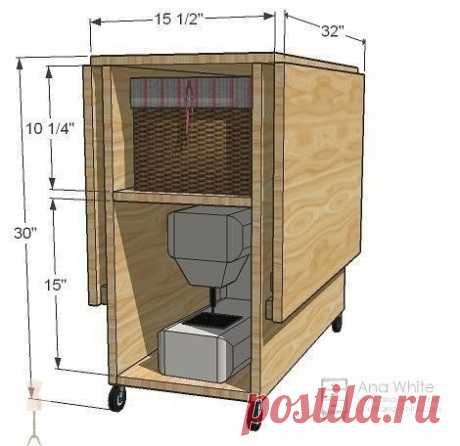 ​Компактный швейный стол