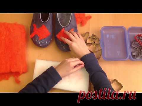 Валяние иглой как элемент декора. МК + видео.