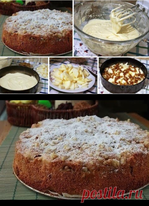 Обалденный яблочный пирог "Домашний" | Четыре вкуса