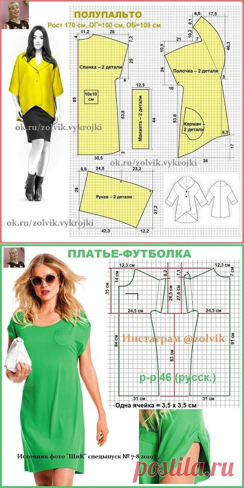 Подборка выкроек | OK.RU
